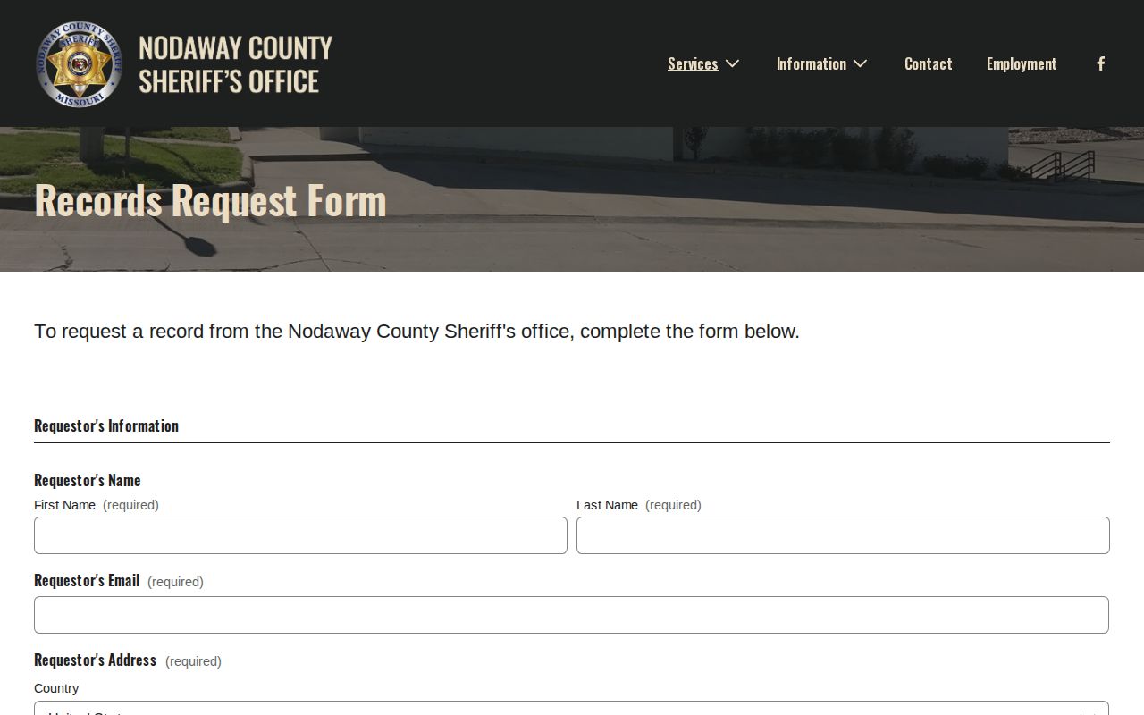 Nodaway County warrant record official source