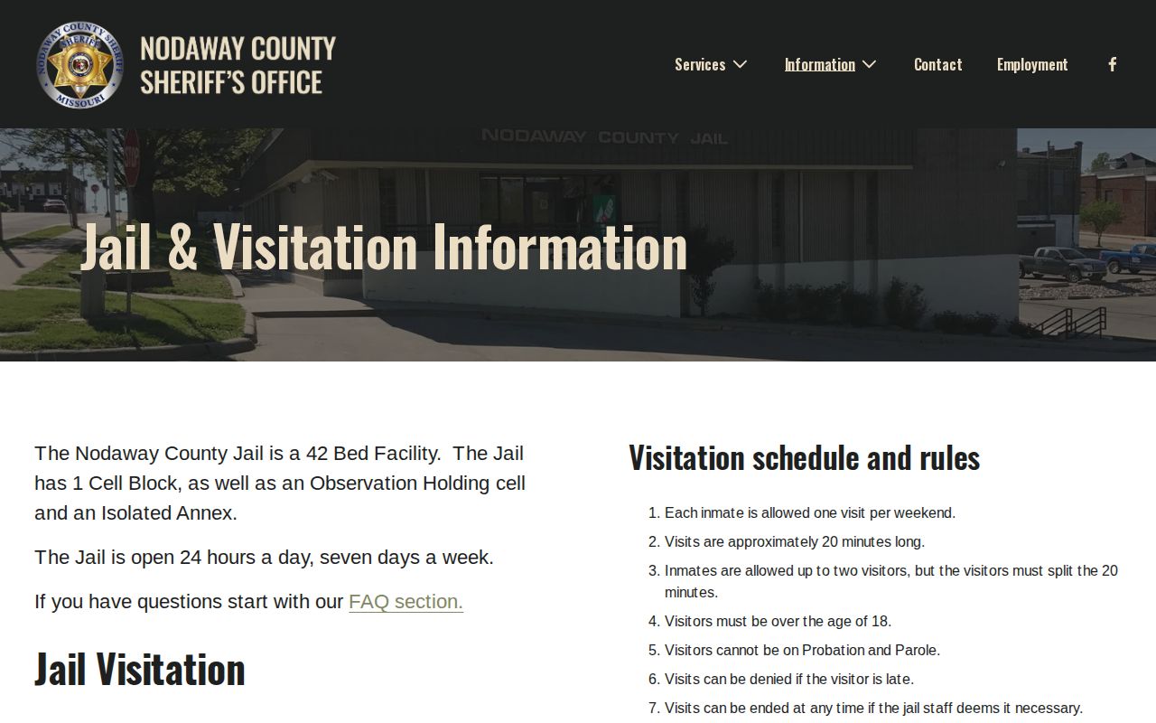 Nodaway County warrant record official source