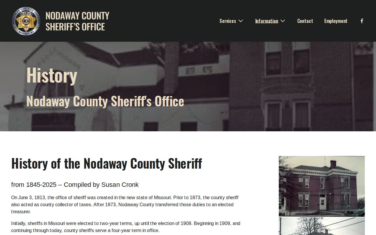 Nodaway County warrant record official source